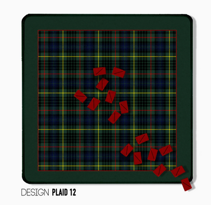 Classic Tartan & Plaid Mahjong Mat – 12 Designs