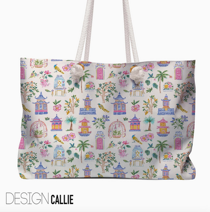 Mahjong Tote Bag – Large Carryall | 29 Designs