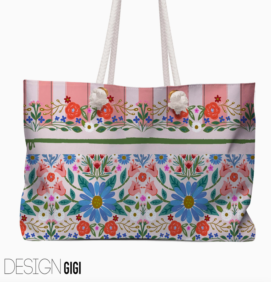 Mahjong Tote Bag – Large Carryall | 29 Designs