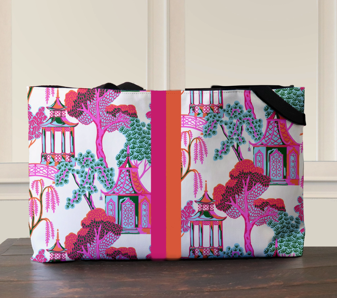 Mahjong Tote Bag – Large Carryall | 29 Designs