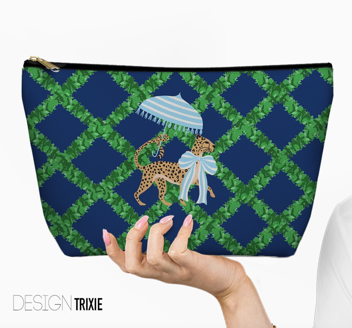 Mahjong Tile Bag – Zippered Carrying Pouch