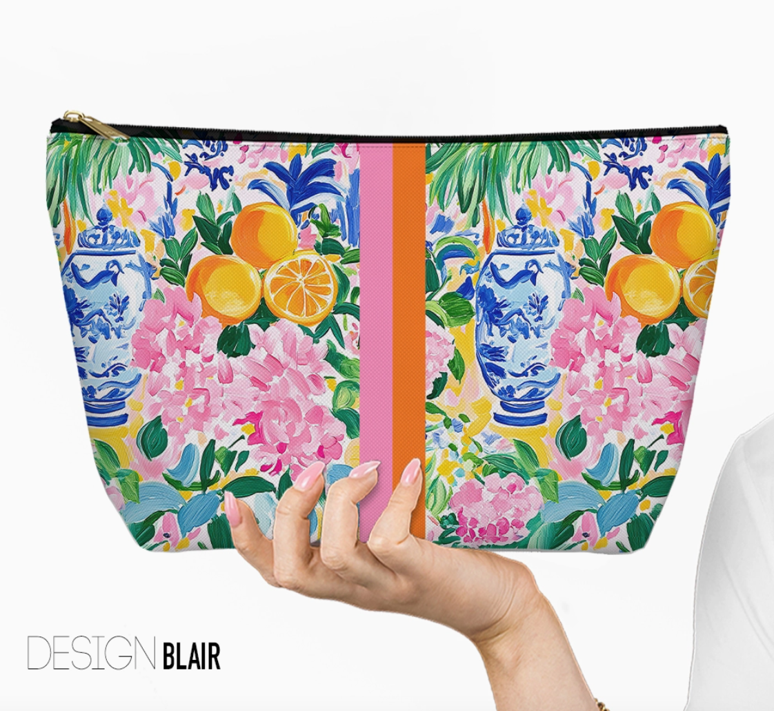 Mahjong Tile Bag – Zippered Carrying Pouch