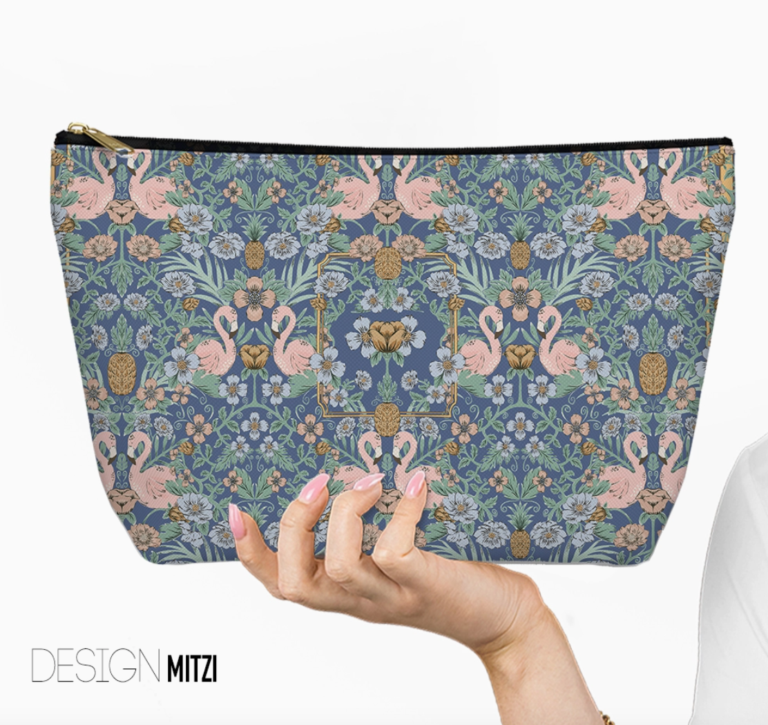Mahjong Tile Bag – Zippered Carrying Pouch