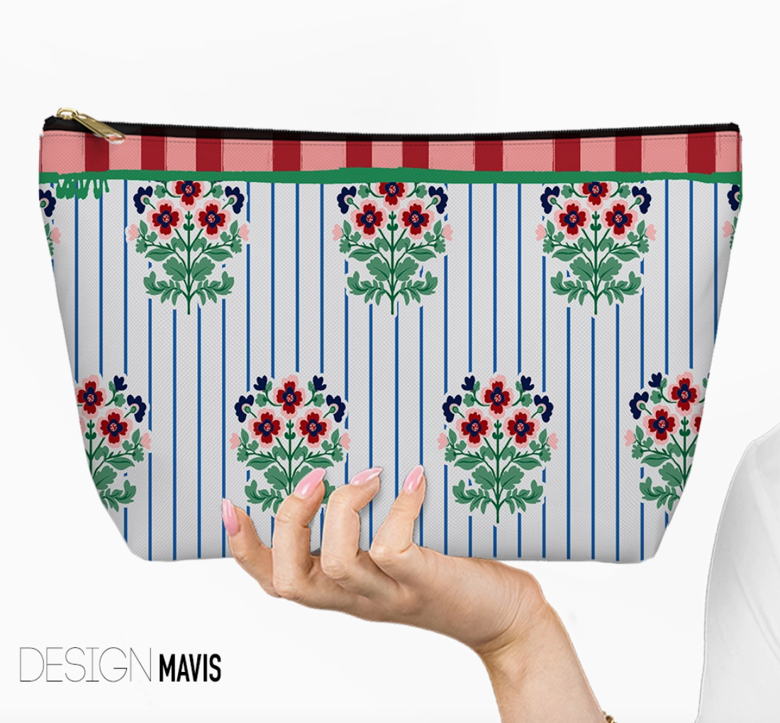 Mahjong Tile Bag – Zippered Carrying Pouch