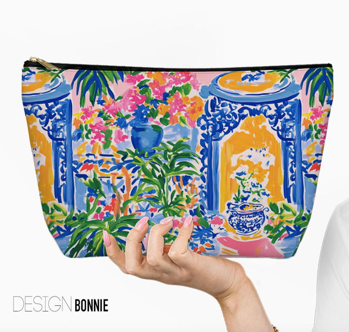 Mahjong Tile Bag – Zippered Carrying Pouch
