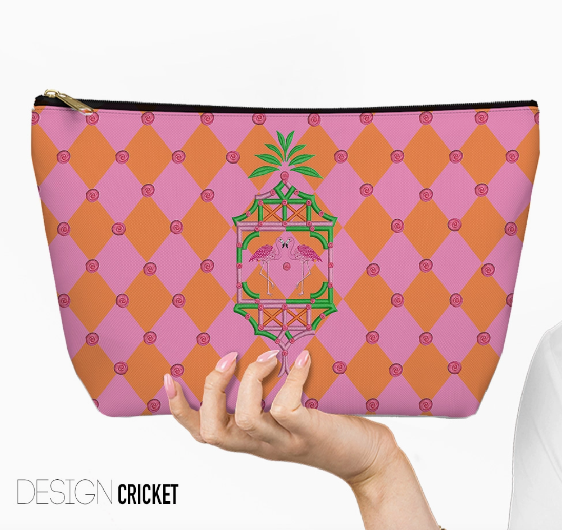 Mahjong Tile Bag – Zippered Carrying Pouch