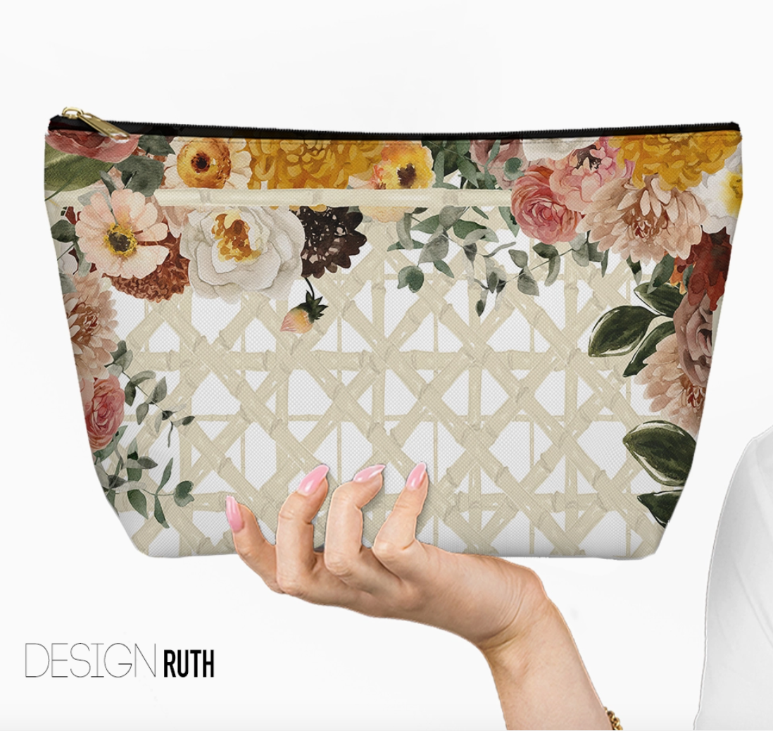 Mahjong Tile Bag – Zippered Carrying Pouch