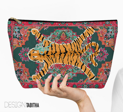 Mahjong Tile Bag – Zippered Carrying Pouch