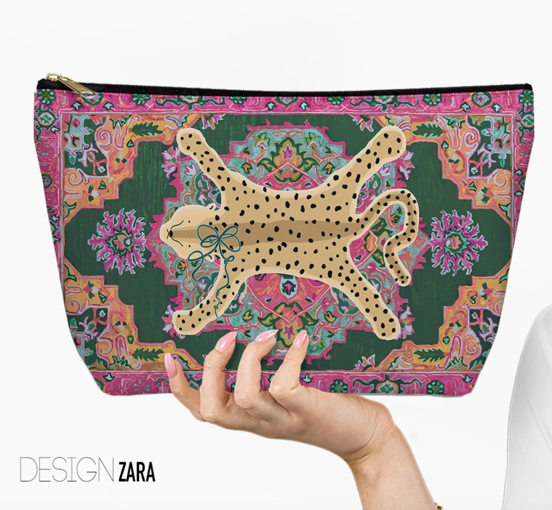 Mahjong Tile Bag – Zippered Carrying Pouch