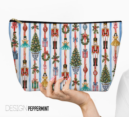 Christmas Mahjong Tile Bag – Holiday Zippered Pouch