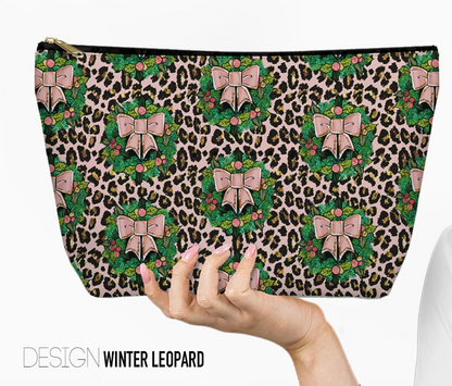 Christmas Mahjong Tile Bag – Holiday Zippered Pouch