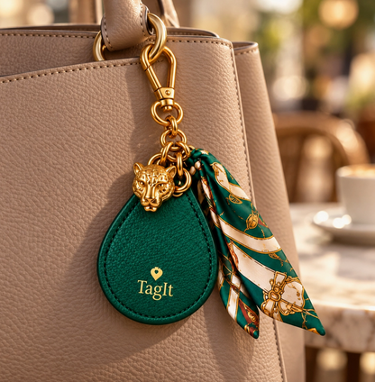 Emerald Signature Gift Set – Wallet, Luggage Tag & Keychain