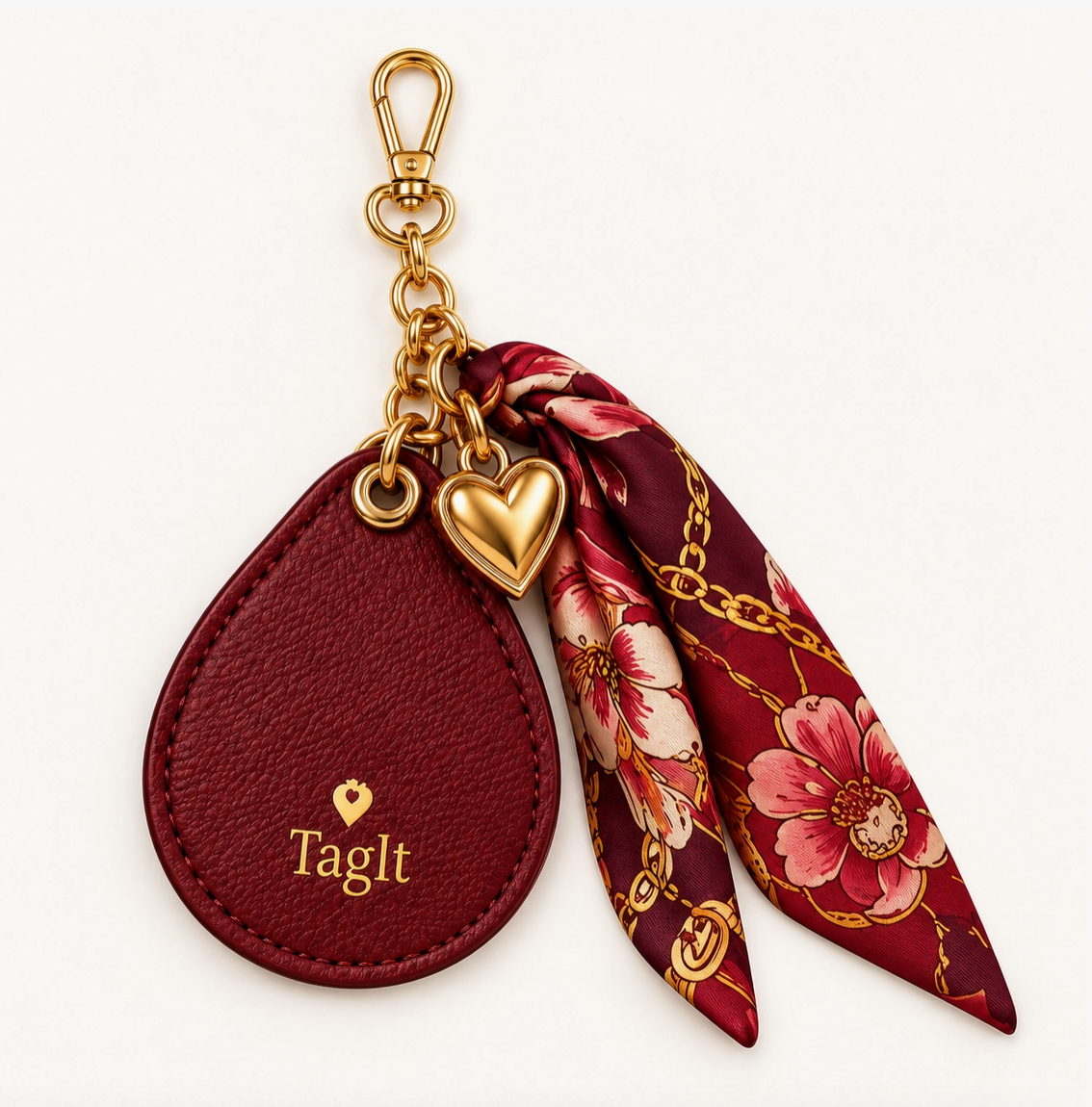 Keep Close AirTag Keychain – Scarf & Charm | 6 Colors