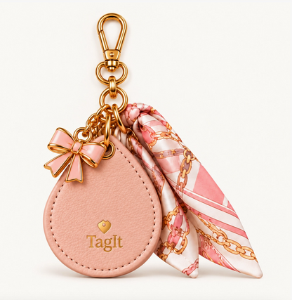 Keep Close AirTag Keychain – Scarf & Charm | 6 Colors