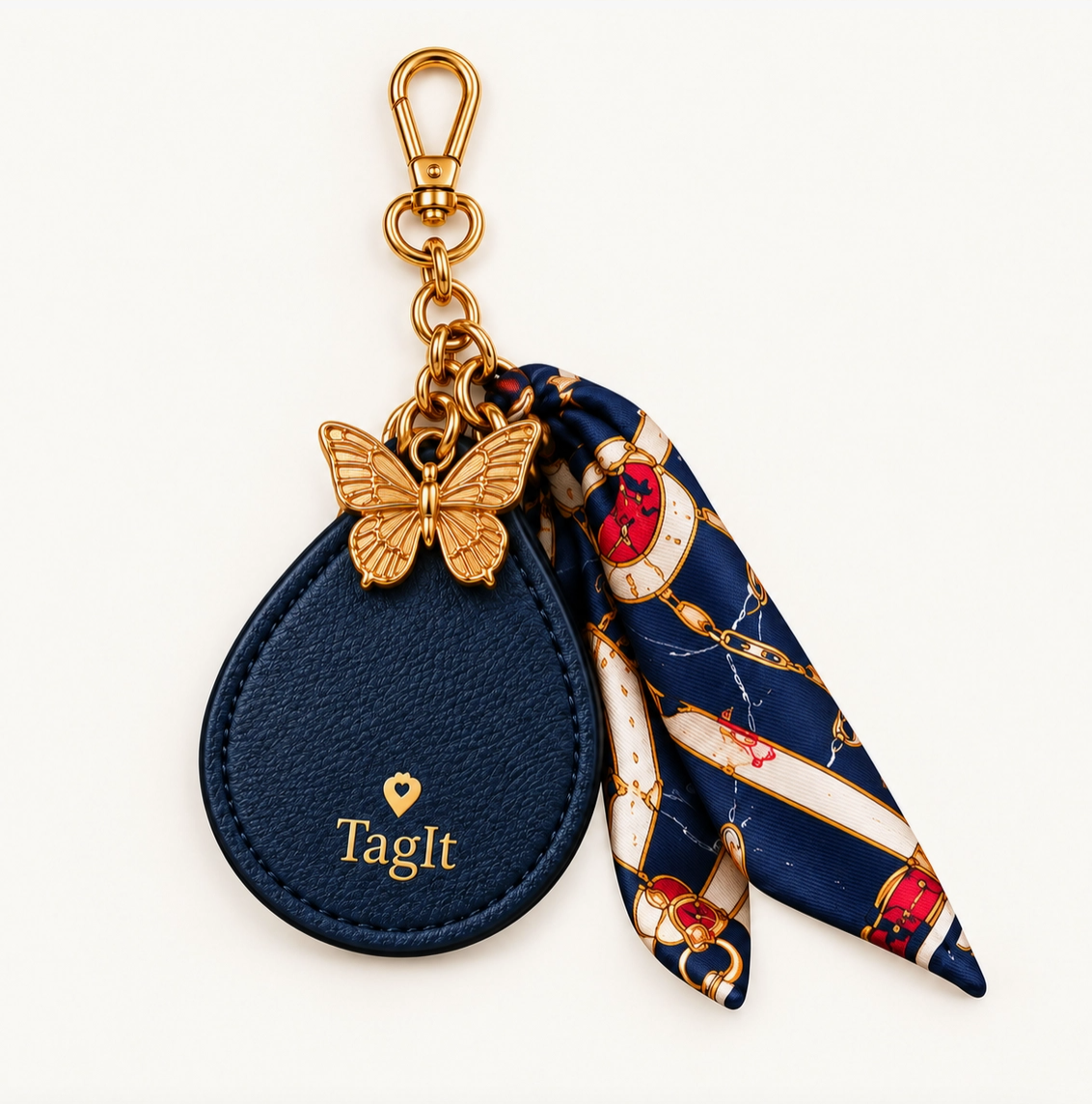 Keep Close AirTag Keychain – Scarf & Charm | 6 Colors