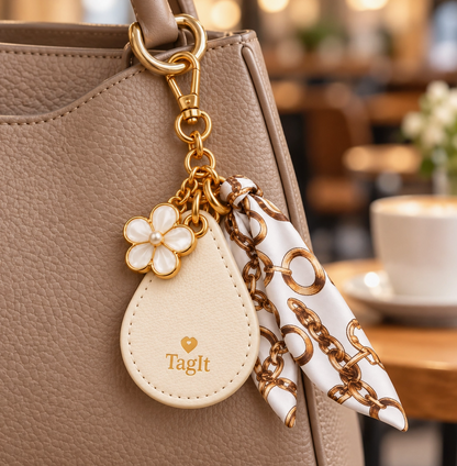 Keep Close AirTag Keychain – Scarf & Charm | 6 Colors
