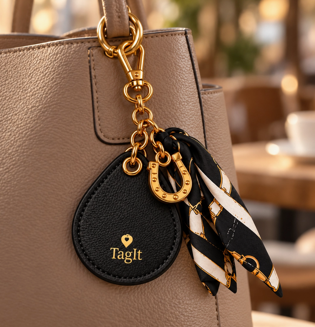 Keep Close AirTag Keychain – Scarf & Charm | 6 Colors