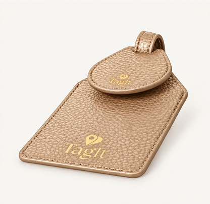 Champagne & Pearls Gift Set – Wallet, Luggage Tag & Keychain