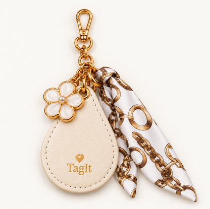 Champagne & Pearls Gift Set – Wallet, Luggage Tag & Keychain