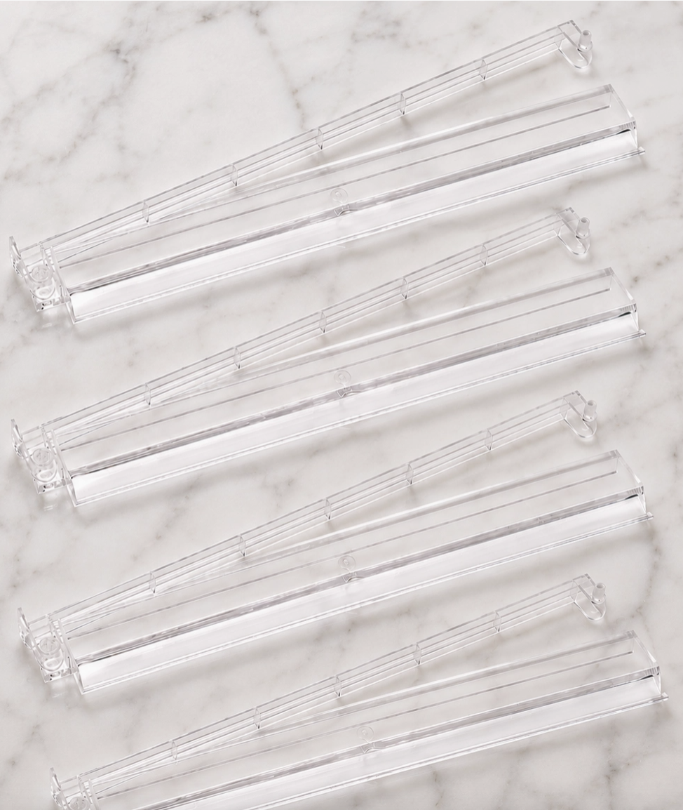 Mahjong Racks with Pushers – Set of 4, 17.5"