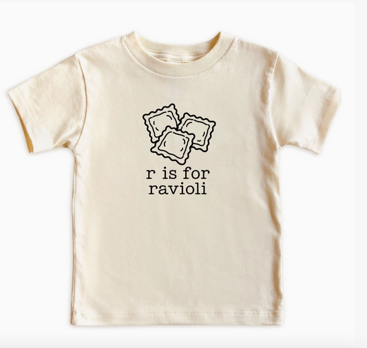 R Is for Ravioli Baby Bodysuit & Kids' T-Shirt