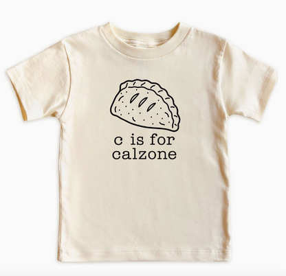 C Is for Calzone Baby Bodysuit & Kids' T-Shirt