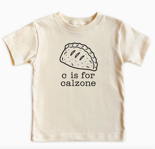 C Is for Calzone Baby Bodysuit & Kids' T-Shirt