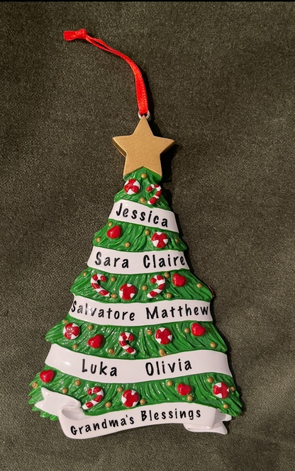 Family Tree Personalized Ornament