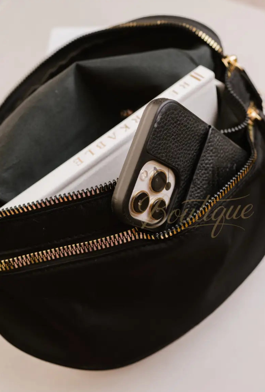 Farah Fanny Bum Bag - Black Leopard - NY Gift Boutique