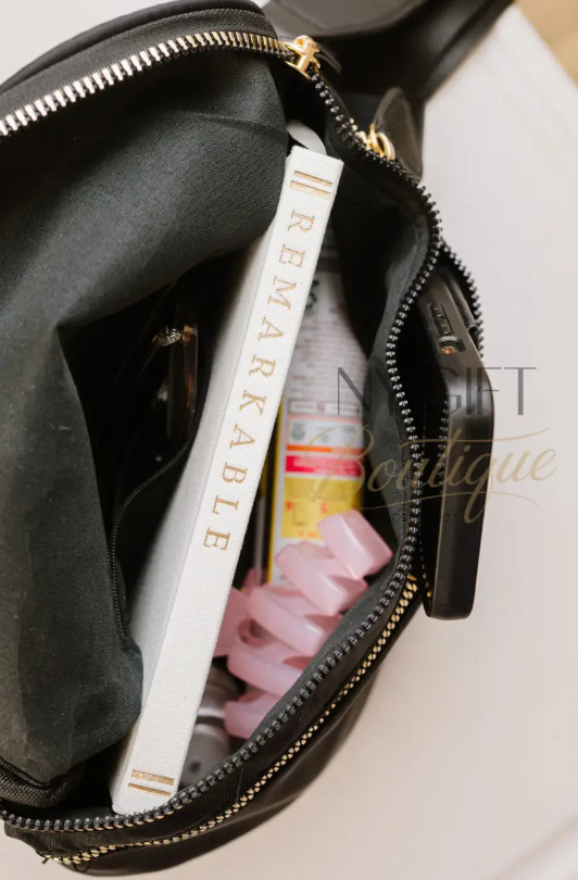Farah Fanny Bum Bag - Black Leopard - NY Gift Boutique