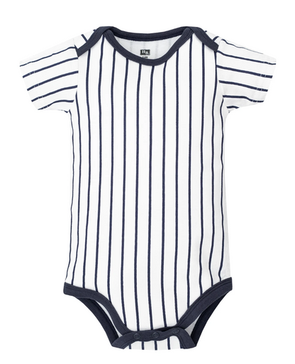Hudson Baby Cotton Bodysuits 5-Pack, Baseball Biggest Fan - NY Gift Boutique