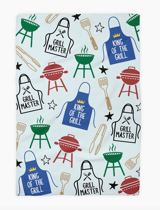 King of the Grill Waffle Weave Towel - NY Gift Boutique