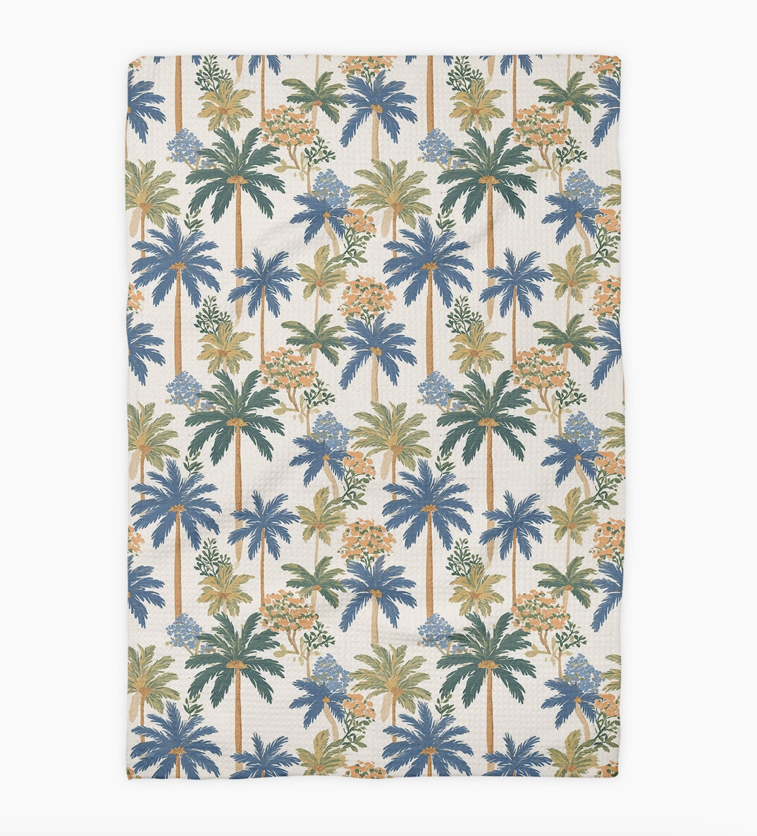 Palm Trees Coastal Seaside Ocean Waffle Weave Towel - NY Gift Boutique