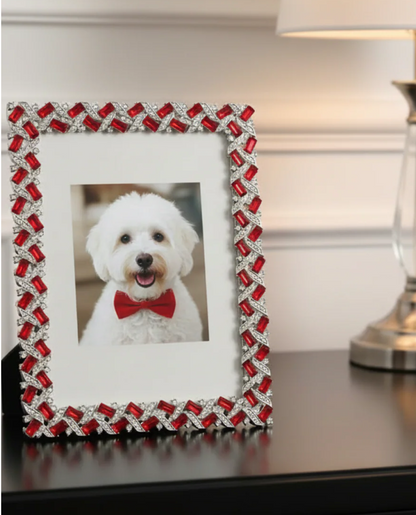 Silver Hamilton 5" x 7" Picture Frame by Olivia Riegel - NY Gift Boutique