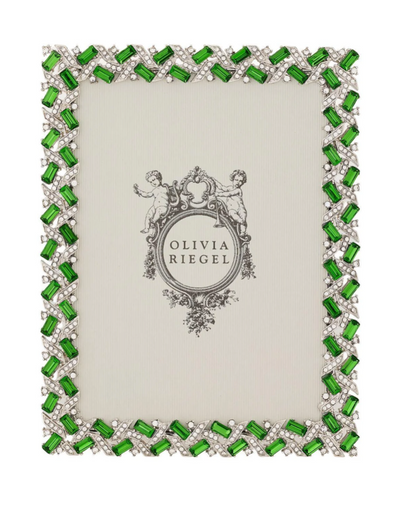Silver Hamilton 5" x 7" Picture Frame by Olivia Riegel - NY Gift Boutique