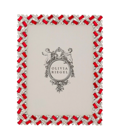 Silver Hamilton 5" x 7" Picture Frame by Olivia Riegel - NY Gift Boutique