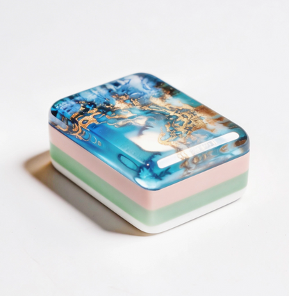Blue Ocean Acrylic American Mahjong Set - NY Gift Boutique