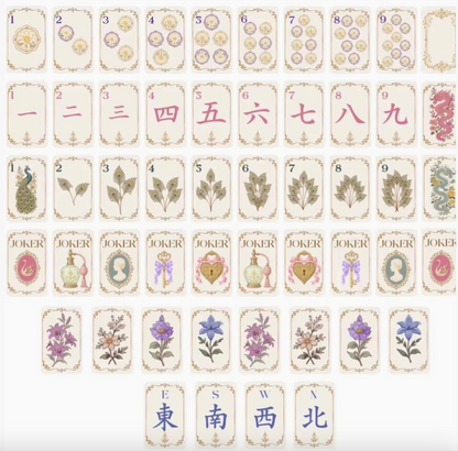 Eloise Tortoiseshell Three-Layer Acrylic American Mahjong Tiles
