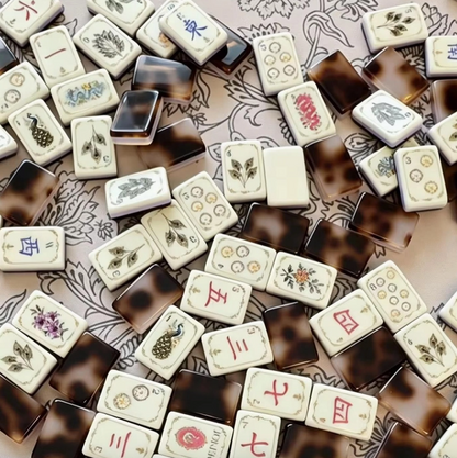 Eloise Tortoiseshell Three-Layer Acrylic American Mahjong Tiles
