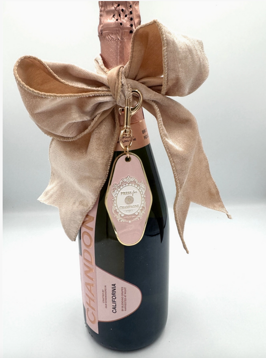 Press for Champagne Mahjong Enamel Keychain Charm | Anders Ruff