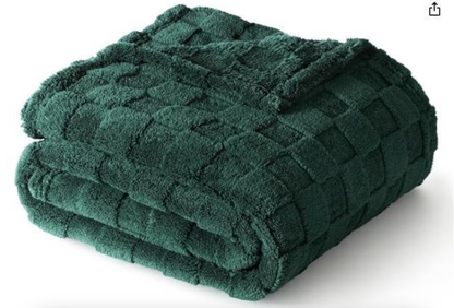 Checkered Personalized Fleece Throw Blanket