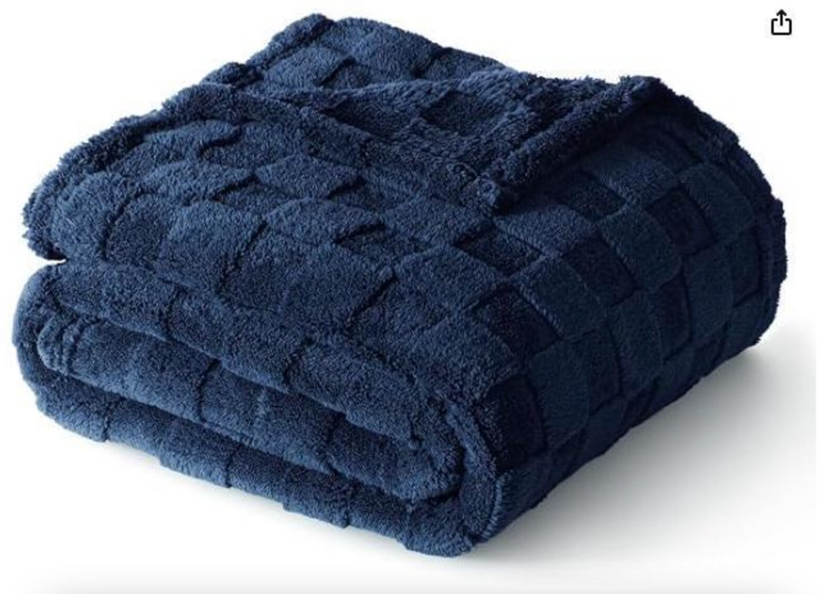 Checkered Personalized Fleece Throw Blanket