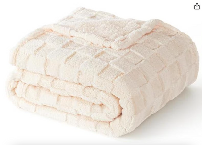 Checkered Personalized Fleece Throw Blanket