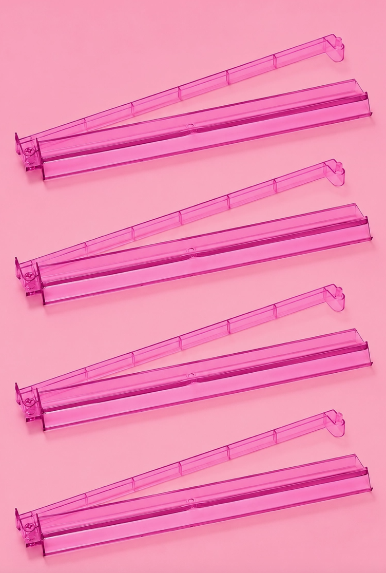 Mahjong Racks with Pushers – Set of 4, 17.5"