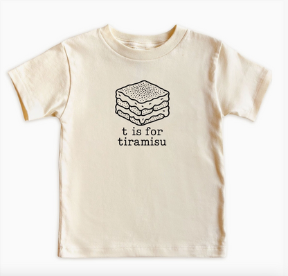 T Is for Tiramisu Baby Bodysuit & Kids' T-Shirt