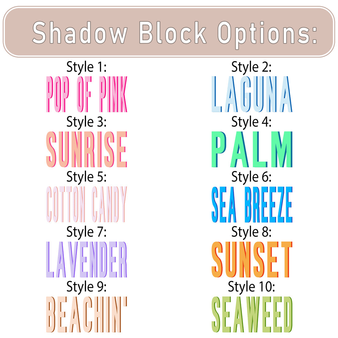 Personalized Shadow Block Beach Towels