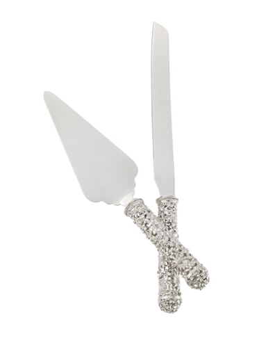 Silver Everleigh Dessert Serving Set by Olivia Riegel