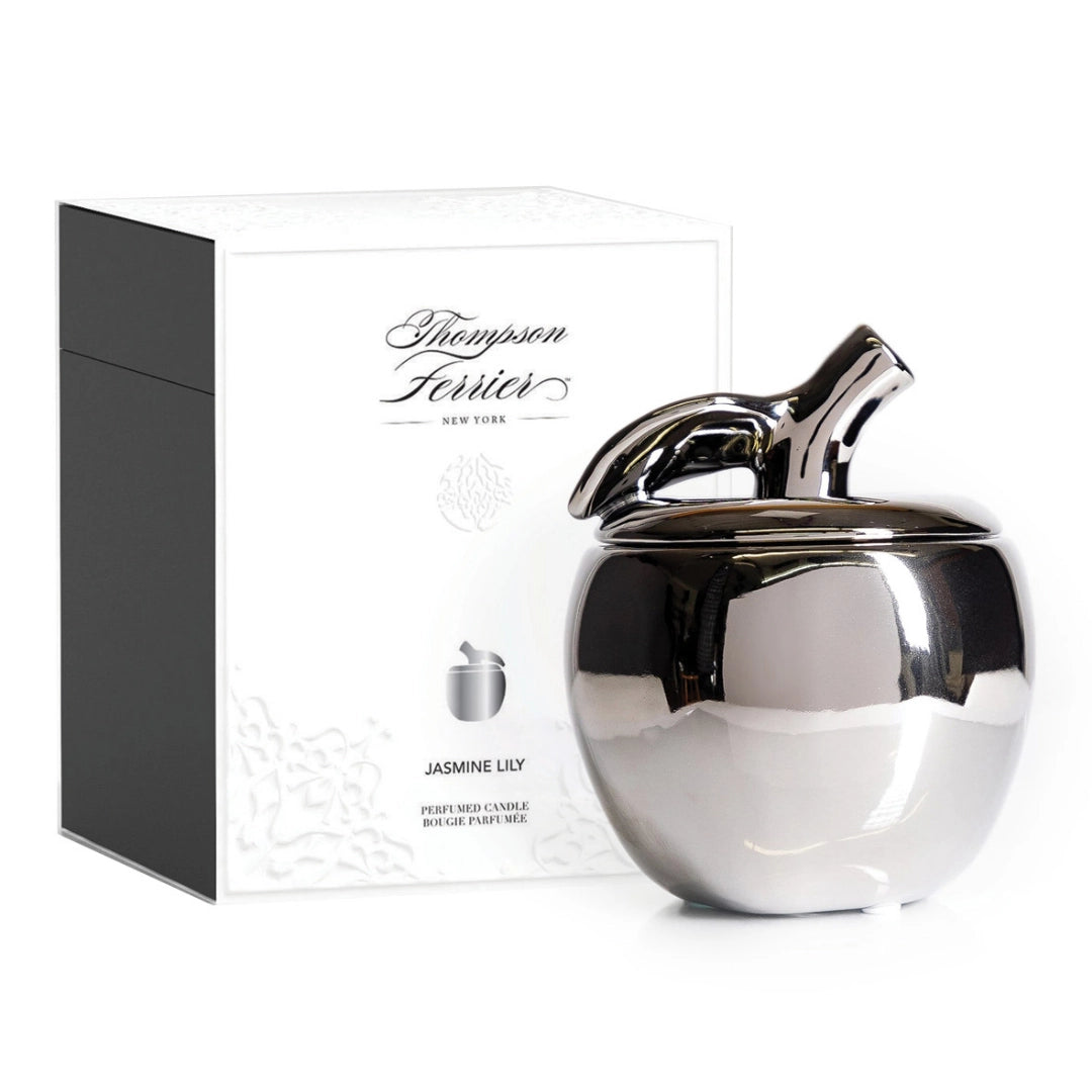 Silver Malus Apple Candle