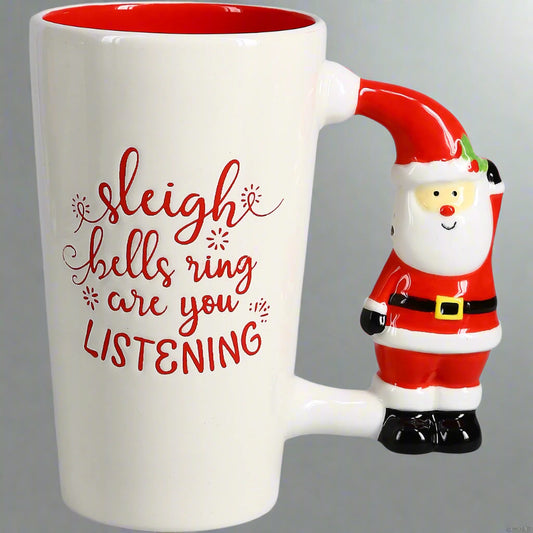 Sleigh Bells - 17.5 oz Latte Mug