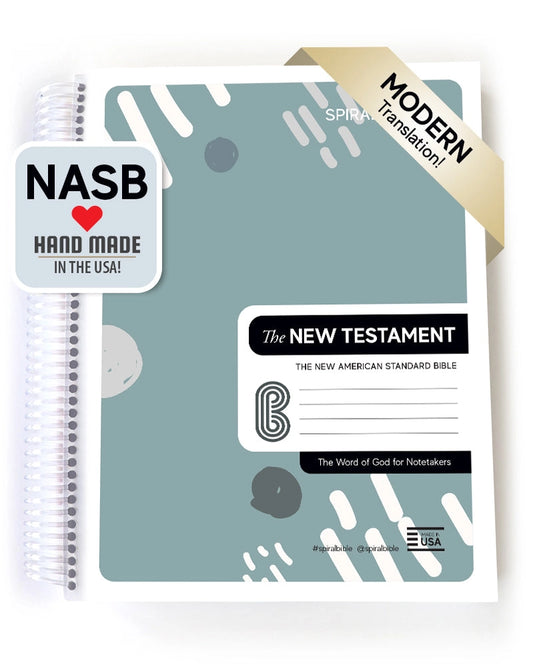 Notebook with NASB branding and design on a white background